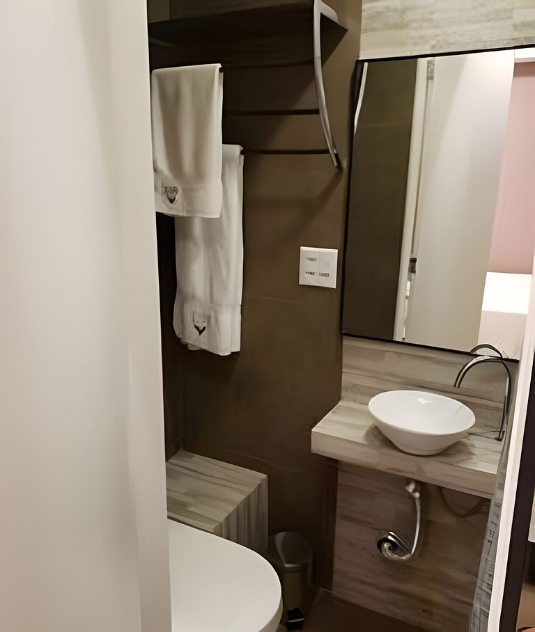 Studio Engenhao Cozinha garagem AC Wi-Fi