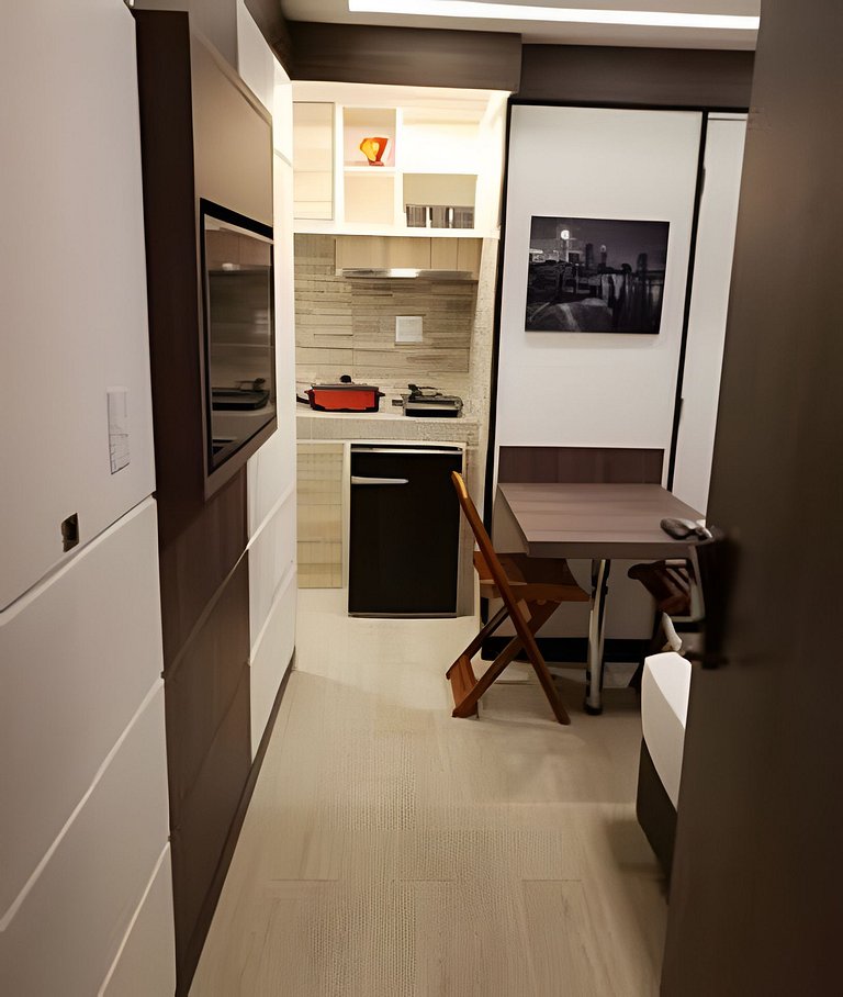 Studio Engenhao Cozinha garagem AC Wi-Fi