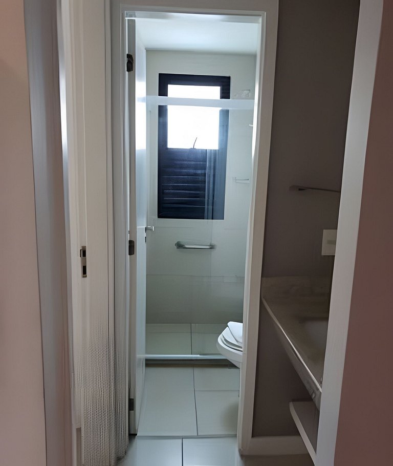 Apartamento varanda 1 - sala e quarto separados.