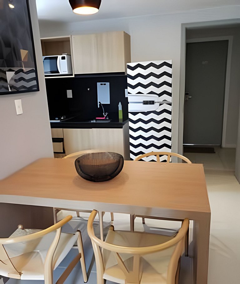 Apartamento varanda 1 - sala e quarto separados.