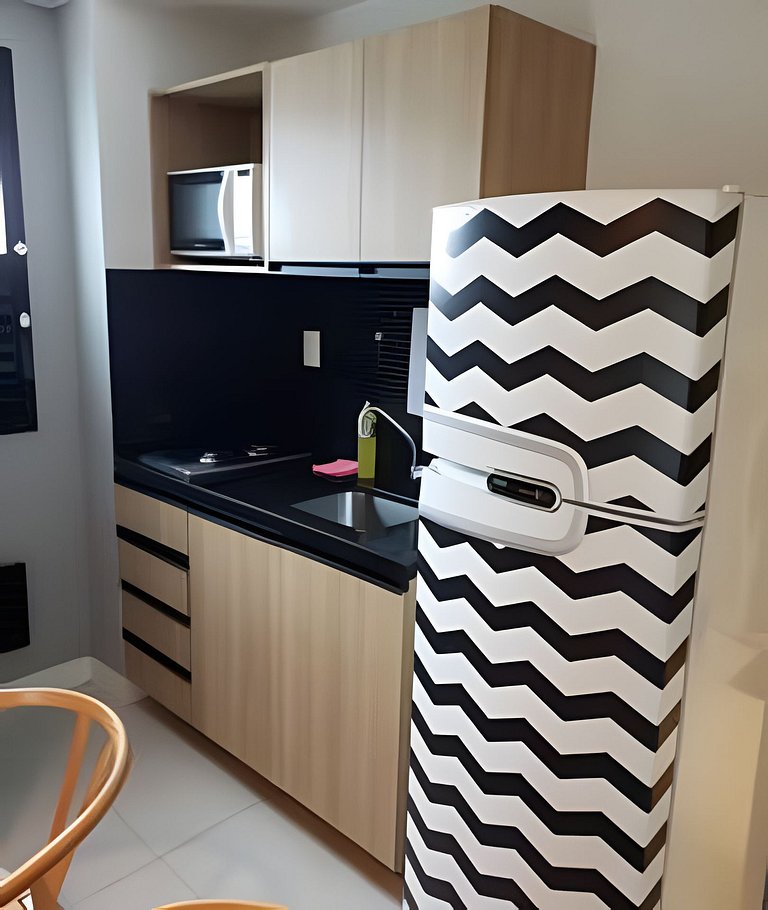 Apartamento varanda 1 - sala e quarto separados.