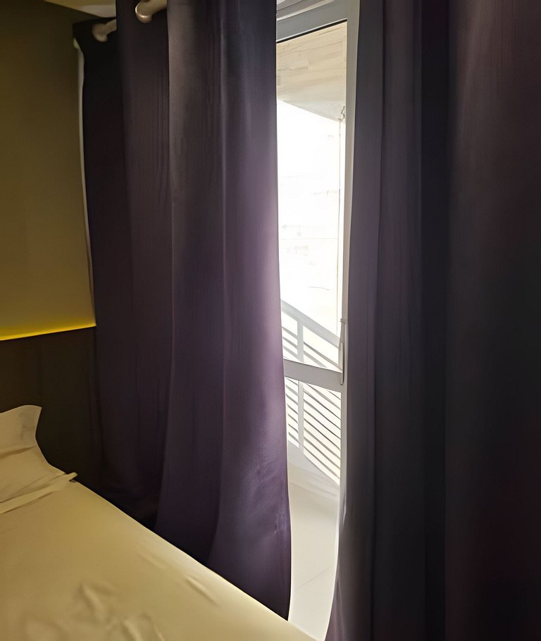 Studio no Engenhao, varandinha, AC, Garagem, Wi-Fi