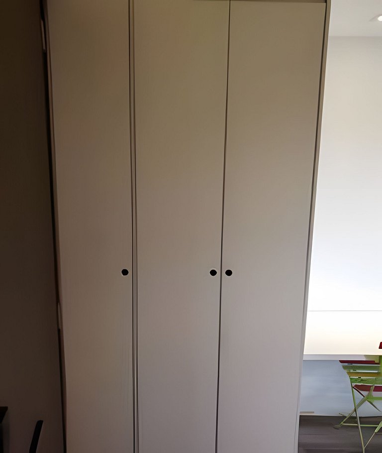 Studio no Engenhao, varandinha, AC, Garagem, Wi-Fi