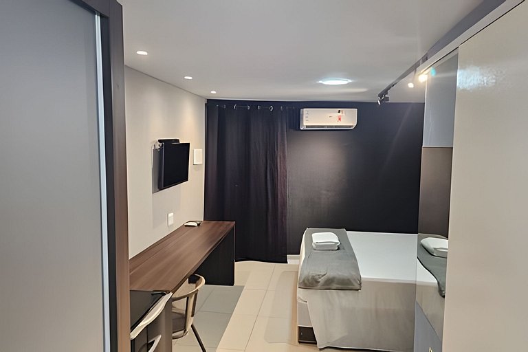 Studio no Engenhao , Garagem, Wi-Fi, AC