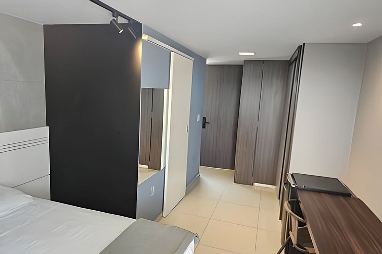 Studio no Engenhao , Garagem, Wi-Fi, AC