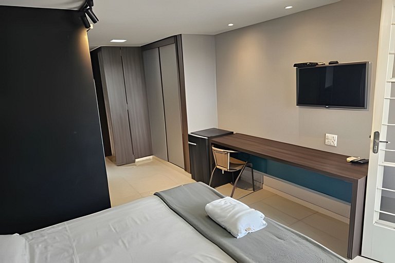 Studio no Engenhao , Garagem, Wi-Fi, AC