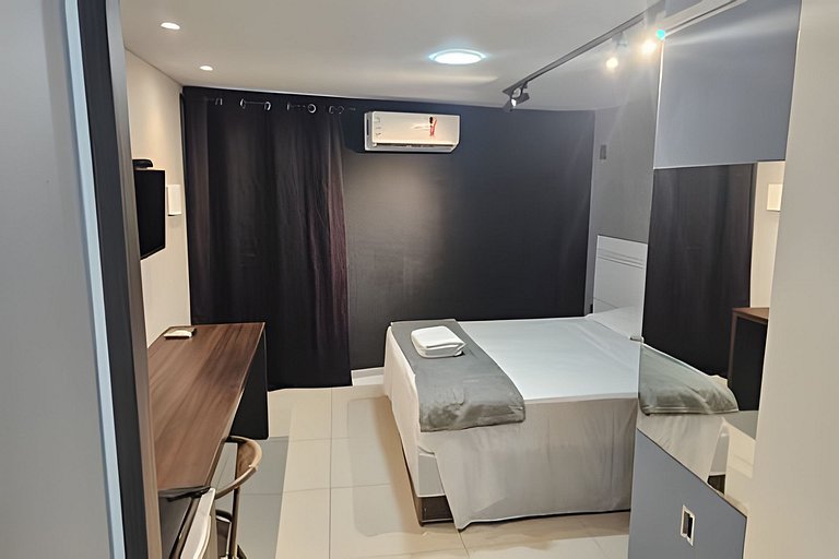 Studio no Engenhao , Garagem, Wi-Fi, AC