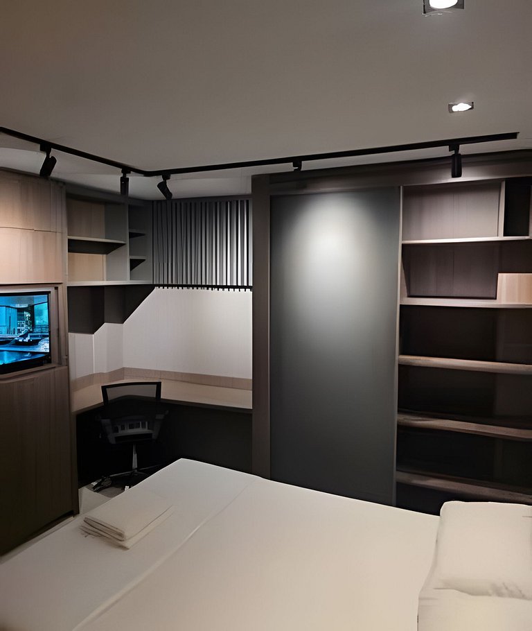 Studio no Engenhao, Garagem, Wi-Fi, elevador