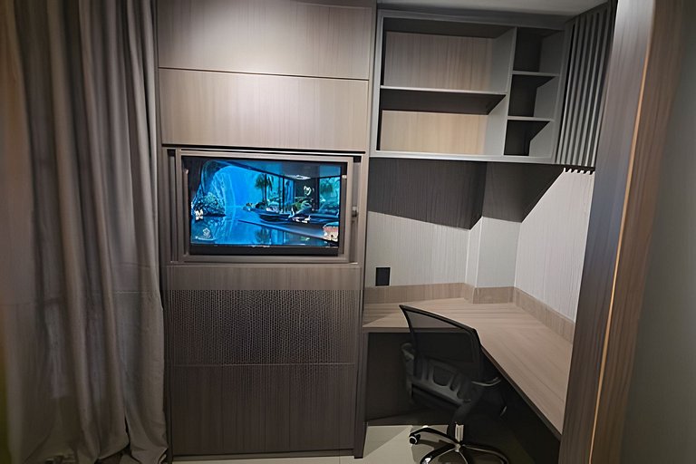 Studio no Engenhao, Garagem, Wi-Fi, elevador