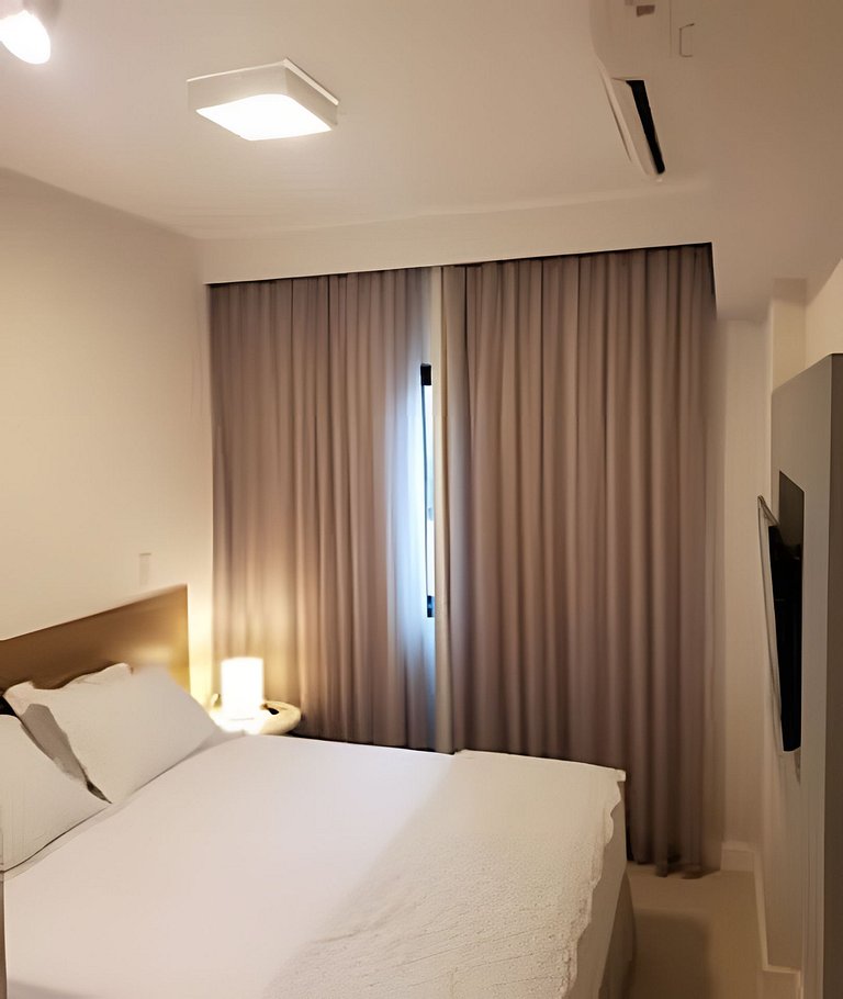 Apartamento varanda 5 - sala e quarto separados