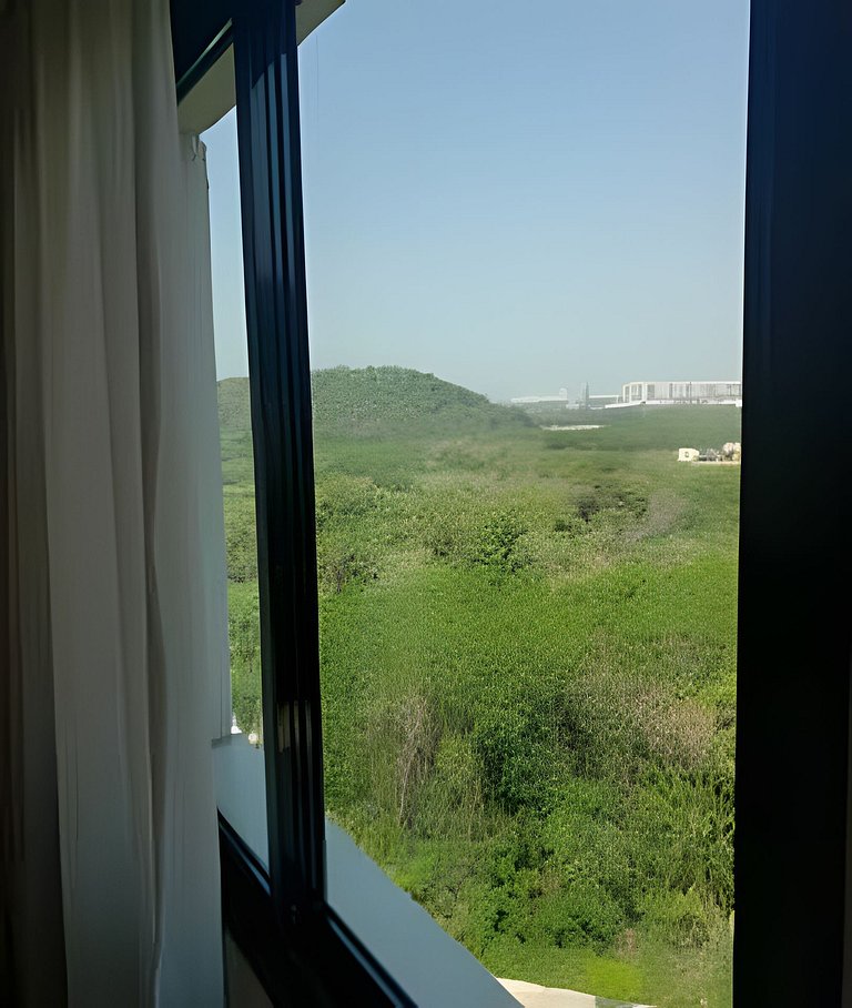 Apartamento varanda 5 - sala e quarto separados