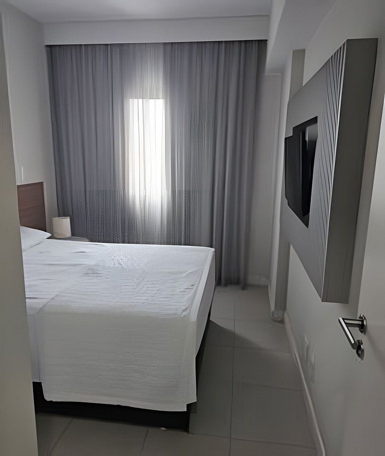 Apartamento varanda 5 - sala e quarto separados