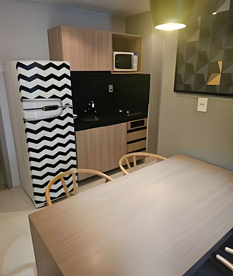 Arte Studios - Sala e quarto separados - Varanda 4