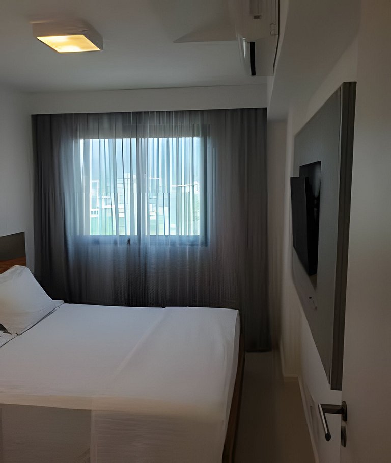 Apartamento varanda 6- sala e quarto separados