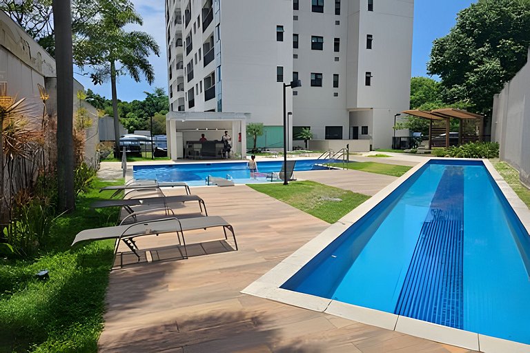 Apartamento varanda 6- sala e quarto separados