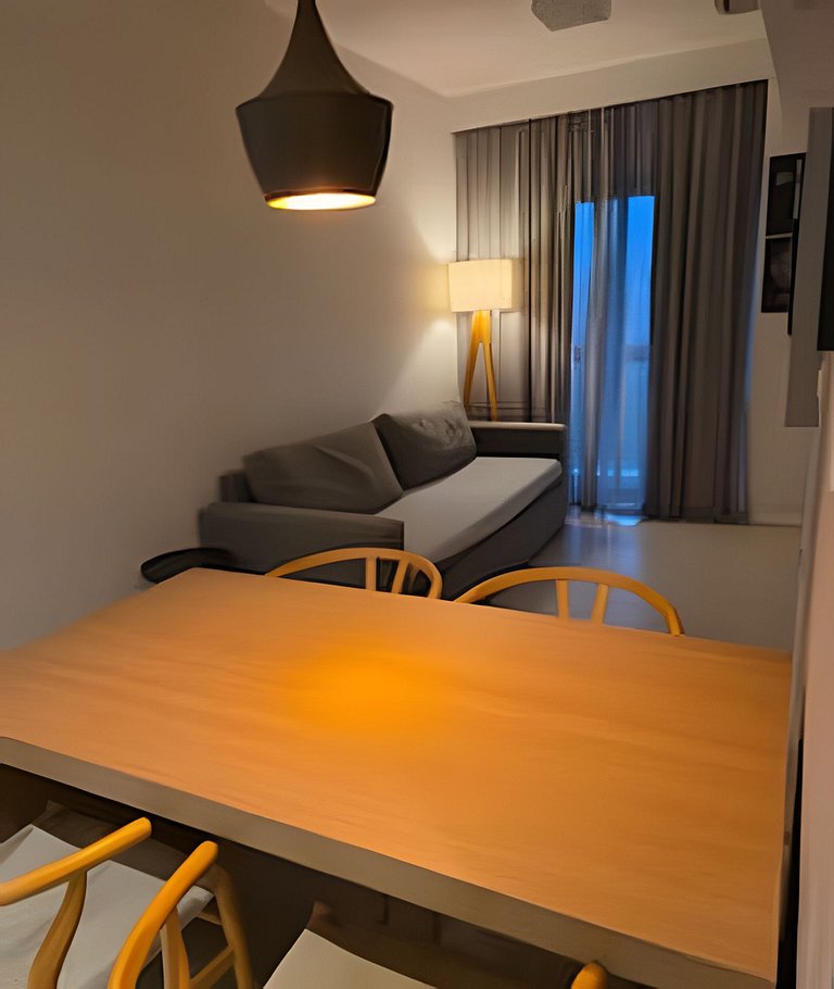 Apartamento varanda 7 - sala e quarto separados