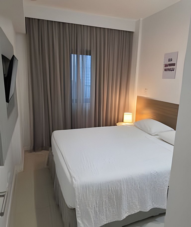 Apartamento varanda 7 - sala e quarto separados