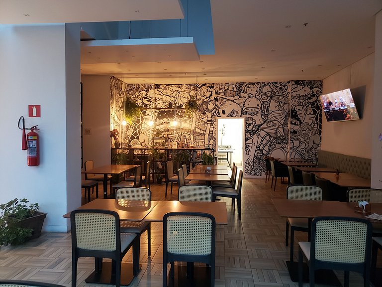 Arte Studios - Sala e quarto separados - Varanda 4